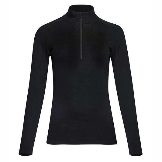 Ride & Rug Flaura Merino 180 Long Sleeve Zip Neck