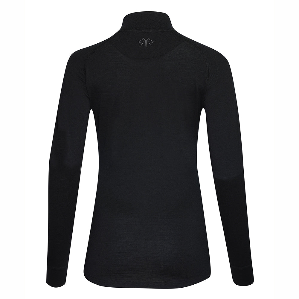 Ride & Rug Flaura Merino 180 Long Sleeve Zip Neck