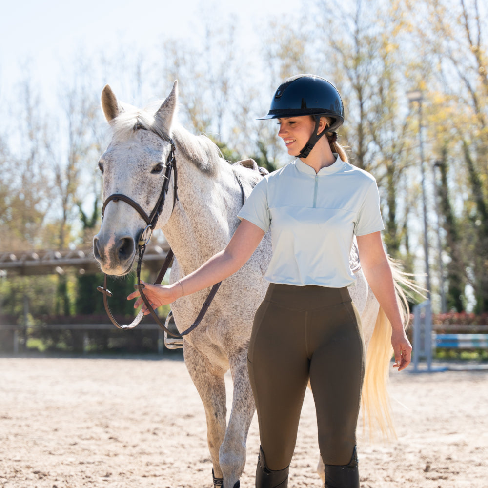 Heydee 1/4 Zip Short Sleeve Polo